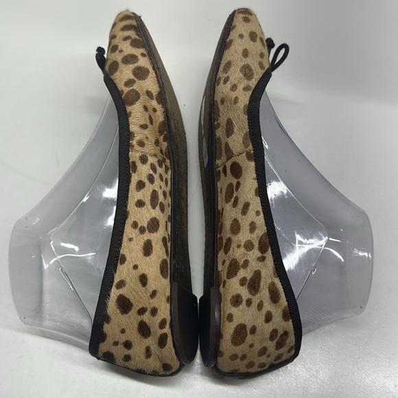 Tory Burch Ballet Flats Slip On Shoe Round Toe Cheetah Animal Print Brown Size 8 - Picture 6 of 8